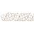 Fita Decorativa Aramada - Losango Ouro com Glitter - 6,3x914cm - 1 unidade - Cromus - Rizzo - Imagem 1