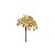 Pick Decorativo de Natal - Ouro Com Glitter - 15cm - 1 unidade - Cromus - Rizzo - Imagem 1