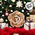 Flor Decorativa - Rosa Ouro - 17cm - 1 unidade - Cromus - Rizzo - Imagem 3