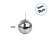 Bola De Natal Espelhada Enfeite Decorativo Globo Disco - 12cm - 1 unidade - Cromus - Rizzo - Imagem 2