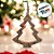 Enfeite de Natal para pendurar - Árvore Rústica - 14cm - 1 unidade - Cromus - Rizzo - Imagem 4