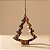 Enfeite de Natal para pendurar - Árvore Rústica - 14cm - 1 unidade - Cromus - Rizzo - Imagem 1