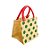 Bolsa De Natal De Juta - Verde, Cru e Vermelho - 19x19cm - 1 unidade - Cromus - Rizzo - Imagem 1