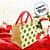 Bolsa De Natal De Juta - Verde, Cru e Vermelho - 19x19cm - 1 unidade - Cromus - Rizzo - Imagem 3