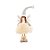 Enfeite De Natal Com Led - Anjo De Pelúcia - 44cm  - 1 unidade - Cromus - Rizzo - Imagem 1