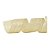 Fita Decorativa Aramada - Ouro - 6,3x914cm   - 1 unidade - Cromus - Rizzo - Imagem 1
