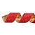 Fita Decorativa Aramada - Quadriculado Vermelho - 6,3x914cm   - 1 unidade - Cromus - Rizzo - Imagem 1