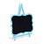 Lousa para Personalizar Cavalete com Borda Azul Claro M - 01 unidade - Cromus - Rizzo Festas - Imagem 1