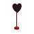 Lousa para Personalizar Coração com Apoio Vermelho - 01 unidade - Cromus - Rizzo Festas - Imagem 1