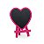 Lousa para Personalizar Mini Cavalete Coração Pink - 03 unidades - Cromus - Rizzo Festas - Imagem 1