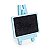 Lousa para Personalizar Mini Cavalete Retangular Azul - 03 unidades - Cromus - Rizzo Festas - Imagem 1