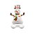 Balão de Festa Microfoil Metalizado 43" 110cm - Boneco De Neve - 1 unidade - Rizzo - Imagem 1