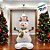 Balão de Festa Microfoil Metalizado 43" 110cm - Boneco De Neve - 1 unidade - Rizzo - Imagem 3