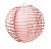 Lanterna de Papel Rendado Rosa 20cm - 01 unidade - Cromus - Rizzo Festas - Imagem 1