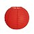 Lanterna de Papel Luminosa Vermelha 20cm - 01 unidade - Cromus - Rizzo Festas - Imagem 1