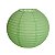 Lanterna de Papel Luminosa Verde 20cm - 01 unidade - Cromus - Rizzo Festas - Imagem 1