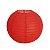 Lanterna de Papel Vermelho 30cm - 01 unidade - Cromus - Rizzo Festas - Imagem 1