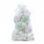 Ovo de Páscoa Decorativo para Pendurar - Branco e Verde - 6x3,5cm  - 9 unidades - Cromus - Rizzo - Imagem 1