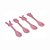 Colheres Decorativas de Páscoa - Rosa Candy  - 12 unidades - Festplastik - Rizzo - Imagem 1