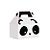 Caixa Maleta Kids Festa Panda 12x8x12cm - 10 unidades - Cromus - Rizzo Festas - Imagem 1