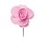 Flor Decorativa Rosa 15cm - 01 unidade - Cromus - Rizzo Festas - Imagem 1