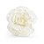 Flor Decorativa Branca 30cm - 01 unidade - Cromus - Rizzo Festas - Imagem 1