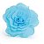 Flor Decorativa Azul 40cm - 01 unidade - Cromus - Rizzo Festas - Imagem 1