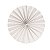 Leque Decorativo de Papel Branco 25cm - 02 unidades - Cromus - Rizzo Festas - Imagem 1