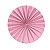 Leque Decorativo de Papel Rosa 25cm - 02 unidades - Cromus - Rizzo Festas - Imagem 1