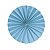 Leque Decorativo de Papel Azul 25cm - 02 unidades - Cromus - Rizzo Festas - Imagem 1