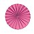 Leque Decorativo de Papel Pink 25cm - 02 unidades - Cromus - Rizzo Festas - Imagem 1