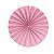 Leque Decorativo de Papel Rosa 35cm - 02 unidades - Cromus - Rizzo Festas - Imagem 1