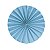 Leque Decorativo de Papel Azul 35cm - 02 unidades - Cromus - Rizzo Festas - Imagem 1