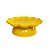 Bandeja Flower Com Pé - 180mm - Amarelo - 1 unidade - Só Boleiras - Rizzo - Imagem 1