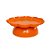 Bandeja  Flower Com Pé - 180mm - Laranja - 1 unidade - Só Boleiras - Rizzo - Imagem 1