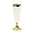 Taça de Champagne com Borda Ouro 170ml - 06 unidades - Descartáveis de Luxo - Cromus - Rizzo Festas - Imagem 1