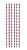 Canudo de Papel Listras Rosa - 20 unidades - Cromus - Rizzo Festas - Imagem 1