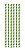 Canudo de Papel Listras Verde - 20 unidades - Cromus - Rizzo Festas - Imagem 1