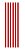 Canudo de Papel Liso Vermelho - 20 unidades - Cromus - Rizzo Festas - Imagem 1