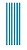 Canudo de Papel Liso Azul Royal - 20 unidades - Cromus - Rizzo Festas - Imagem 1