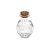 Potinho de Vidro Tampa de Rolha 5cm -  50ml - 1 unidade - Rizzo - Imagem 1