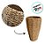 Vaso Decorativo Fibra Aruana De Seagrass - 32x32x55cm - 1 unidade - Rizzo - Imagem 3