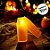 Decoração de Halloween - Caixão Com Led  - Laranja - 18x8cm - 1 unidade - Rizzo - Imagem 4
