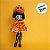 Saia Tule Com Aranha  - Laranja - Festa Halloween - 1 unidade - Rizzo - Imagem 3