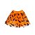 Saia Tule Com Morcegos  - Laranja - Festa Halloween - 1 unidade - Rizzo - Imagem 1