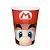 Copo de Papel Festa Super Mario - 240ml - 08 unidades - Cromus - Rizzo - Imagem 1