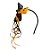 Tiara Halloween com Morcego - Amarelo e Preto - 1 unidade - Rizzo - Imagem 1
