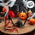Tiara Halloween com Morcego - Vermelho e Preto - 1 unidade - Rizzo - Imagem 3