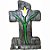 Enfeite Cororativo Halloween - Lapide Cruz - 77cm - 1 unidade - Rizzo - Imagem 1