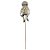 Enfeite Decorativo Halloween - Boneco de Múmia no Espeto - 1 unidade - Rizzo - Imagem 1